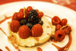 Tarte à la vanille et aux fruits rouges